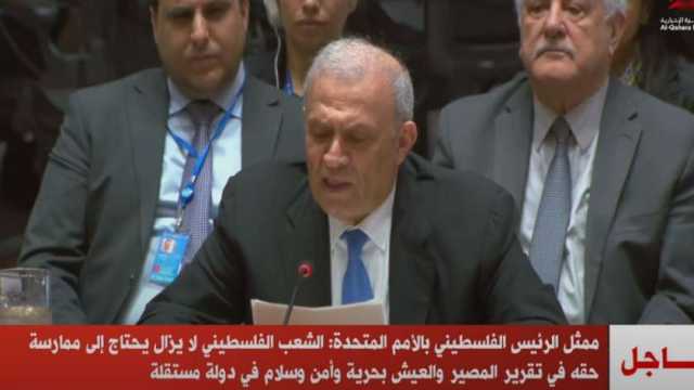 ممثل الرئيس الفلسطيني بالأمم المتحدة: الاحتلال دمر معظم المرافق الحيوية بغزة