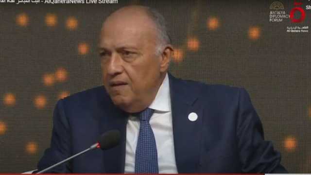 سامح شكري: هناك ازدواجية واضحة في موقف الغرب من حرب غزة
