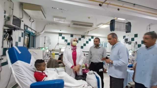 رئيس مدينة الغردقة يتابع نسب تنفيذ أعمال تطوير المستشفى العام