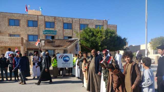 إقبال على لجان الانتخابات الرئاسية 2024 بمحافظة مطروح