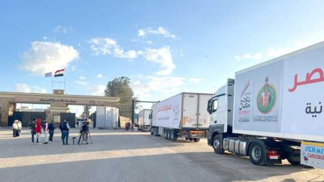 الهلال الأحمر الفلسطيني: تسلمنا 4367 شاحنة من معبر رفح البري