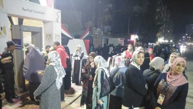 إقبال على التصويت في الدقائق الأخيرة من انتخابات الرئاسة بالسويس