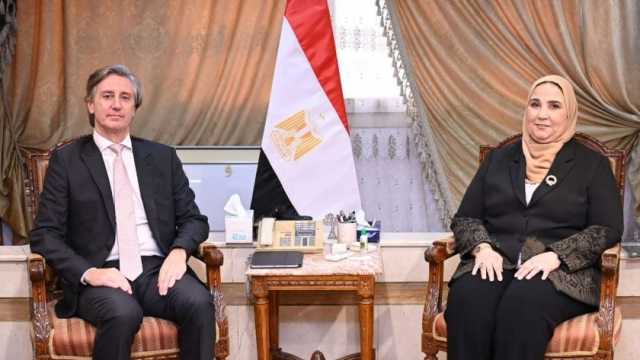 وزيرة التضامن: دعم الهلال الأحمر بـ162 ألف دولار من الأمم المتحدة