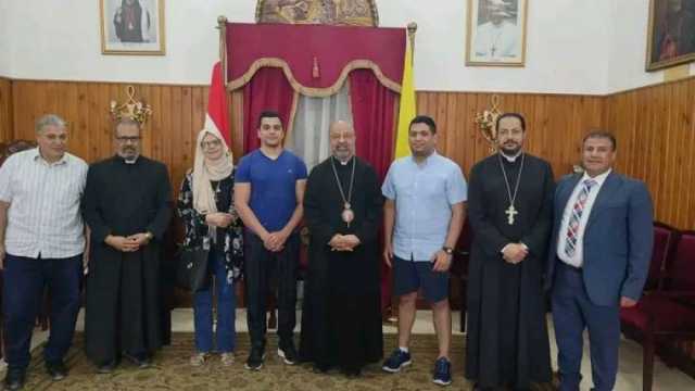 بطريرك الأقباط الكاثوليك يوقع عقود شراء مدرسة جديدة بالإيبارشية البطريركية