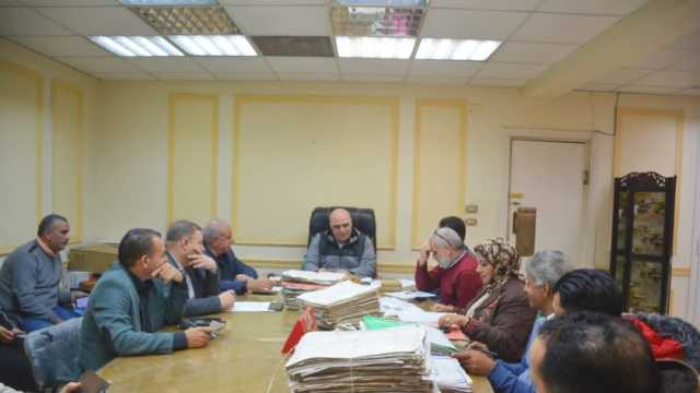 مراجعة 216 طلب تقنين في نطاق 5 مراكز بالبحيرة