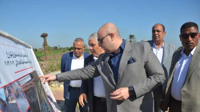 افتتاح الطريق الدائري الجديد وكوبري السلطاني في مركز سمسطا ببني سويف