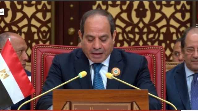 السيسي: مصر أضاءت شعلة السلام في المنطقة عندما كان الظلام حالكا