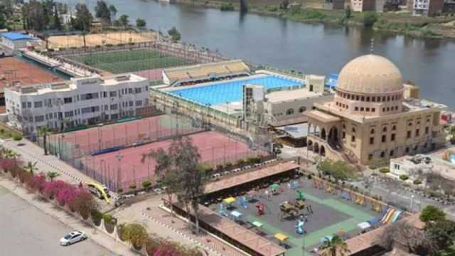 نادي جزيرة الورد يتزين لاستقبال احتفالات شم النسيم بالمنصورة