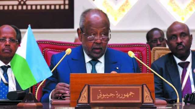 جيبوتي: يجب اتخاذ موقف عربي حازم إزاء حرب الإبادة الجماعية