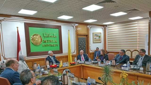 جامعة المنيا تستقبل نائب رئيس الهيئة القومية لجودة التعليم والاعتماد
