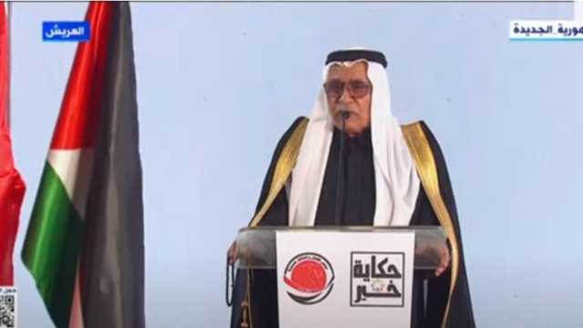 ممثل مجلس القبائل والعائلات المصرية: أقمنا سفرة بلا طعام تضامنا مع غزة