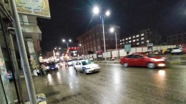 أمطار غزيرة تضرب بورسعيد