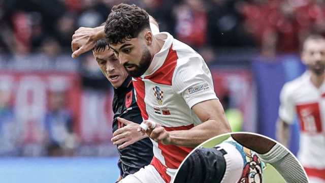 ظهور سوبر ماريو على قدم نجم ألبانيا في يورو 2024.. حذاء غريب