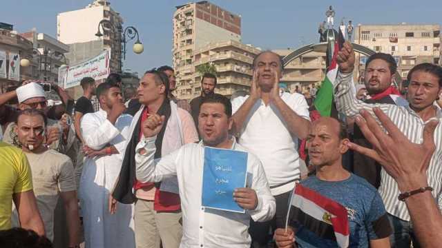 مسيرات حاشدة في البحيرة لدعم القضية الفلسطينية.. القدس عربية
