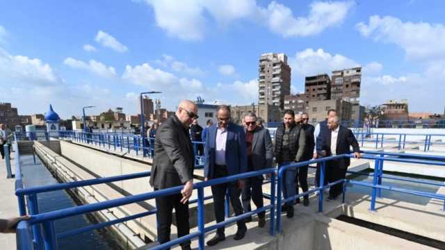 وزير الإسكان يتفقد أكبر محطة لتنقية مياه الشرب في محافظة الجيزة