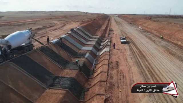 تقدم معدلات تنفيذ مسار الخط الثاني من القطار السريع.. وصل إلى المنيا