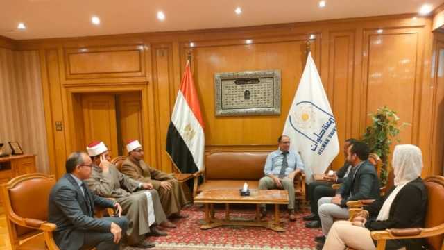 رئيس جامعة حلوان: ننسق مع مرصد الأزهر لعقد محاضرات لرفع وعي الطلاب