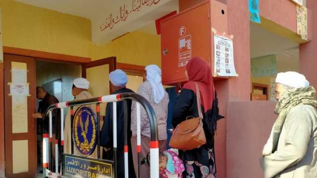 انتظام التصويت في لجان الانتخابات الرئاسية لليوم الثالث بالأقصر