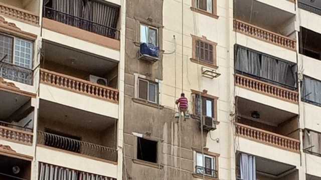نائب محافظ القاهرة يتفقد طلاء واجهات عقارات ميدان الألف مسكن