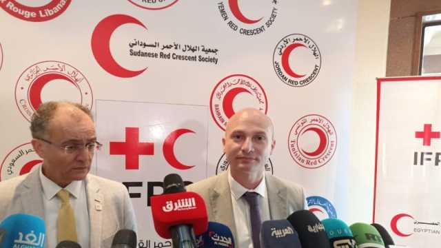 الهلال الأحمر بالشرق الأوسط: نشكر الرئيس السيسي للجهد المبذول في غزة