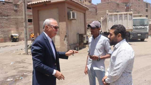 محافظ القليوبية: تطوير الجمع السكني في منظومة النظافة الجديدة بشبرا