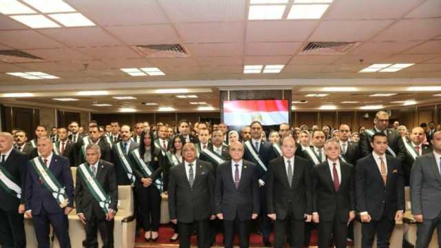أعضاء هيئة قضايا الدولة الجدد يؤدون اليمين القانونية أمام وزير العدل (صور)