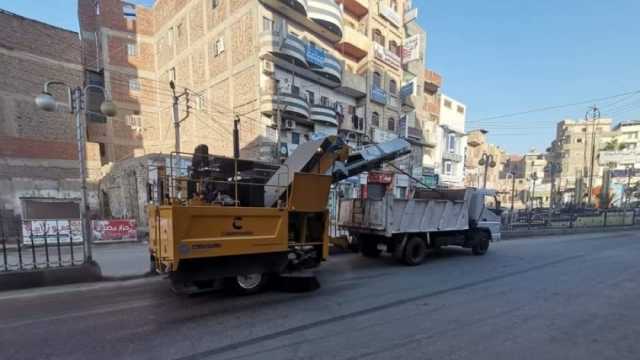 رفع 2500 طن مخلفات من شوارع وحدائق كفر الشيخ (صور)