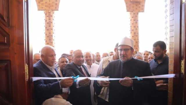 وزير الأوقاف يفتتح مسجد محمود مدني بقرية الراشدة في الوادي الجديد