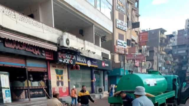 سقوط أمطار متوسطة على الغربية وسيارات شفط المياه تنتشر في الشوارع