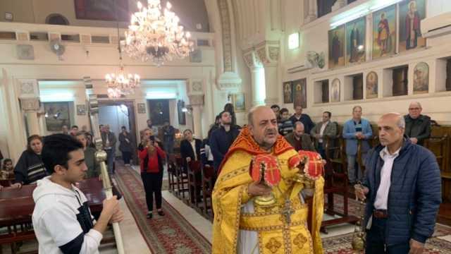 كنيسة القديس نيقولاوس العجائبي في المنصورة تحتفل بعيد الميلاد المجيد