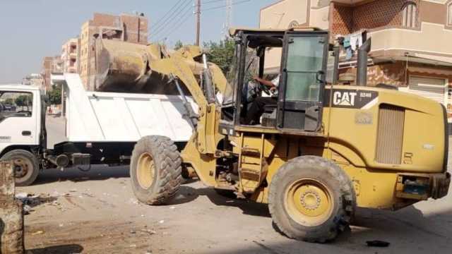 رفع 7 آلاف طن مخلفات خلال أسبوع في الإسماعيلية