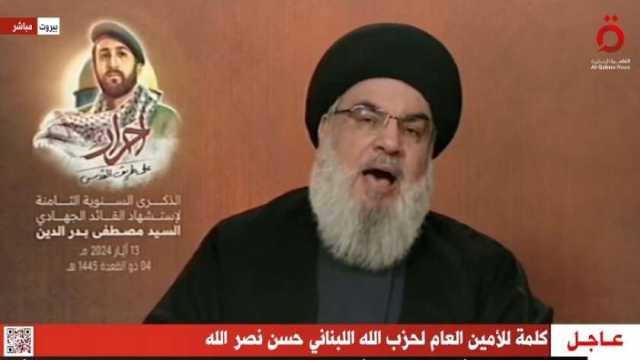«نصر الله»: أتوجه بالتحية للمقاتلين الصابرين الشجعان في كل الجبهات