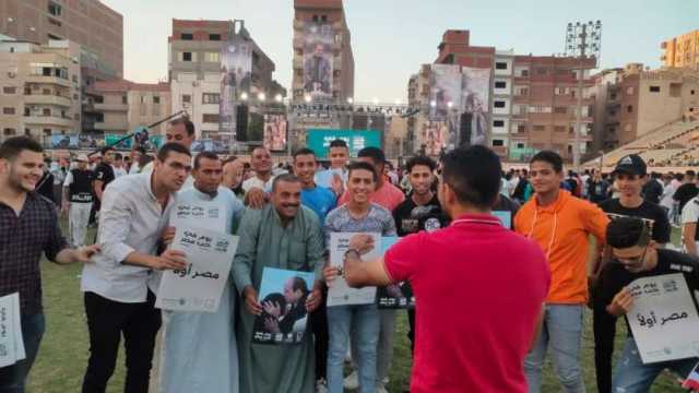آلاف المواطنين يشاركون في فعالية «يوم في حب مصر» بالمنوفية (صور)