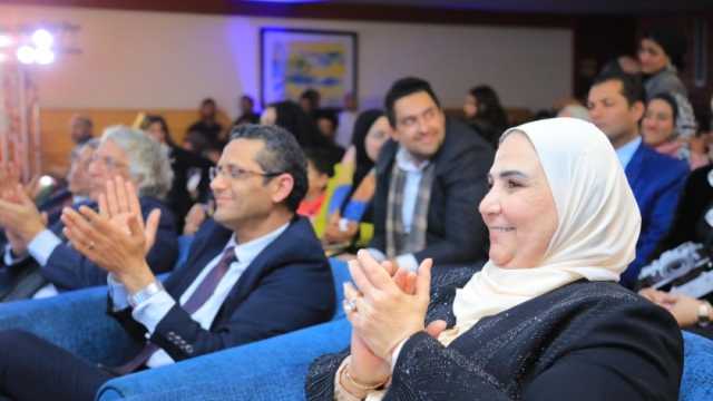 وزيرة التضامن تشهد احتفالية شعبة المصورين بنقابة الصحفيين