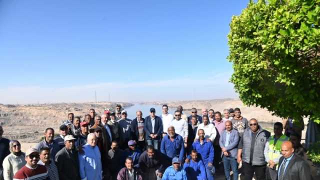 وزير الري يتفقد منشآت السد العالي وأعمال تطوير منظومة المراقبة والتشغيل