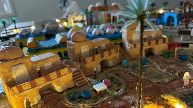 طلاب العمارة بالجامعة اليابانية يصممون مجسما لقرية سياحية نوبية (صور)