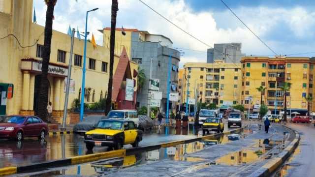 رفع درجة الاستعداد للتعامل مع أمطار الإسكندرية الغزيرة