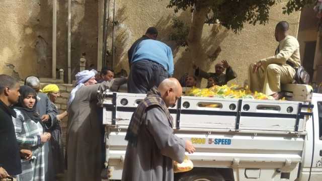 بيع 6250 شنطة مواد غذائية مدعمة بسعر 100 جنيه في المنيا