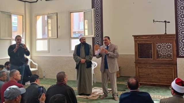 محافظ مطروح يفتتح مسجد نور الإسلام بسيدي عبدالرحمن في الساحل الشمالي