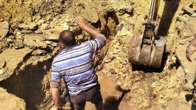 محافظ المنيا يوجه بسرعة إصلاح كسر ماسورة مياه في مركز مغاغة