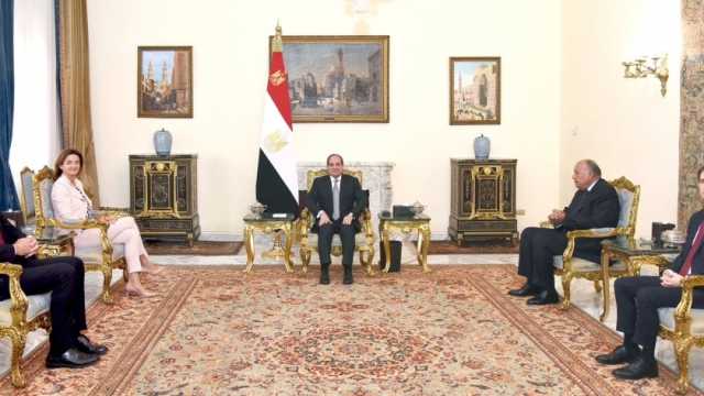 الرئيس السيسي يستقبل وزيري خارجية سلوفينيا والبرتغال