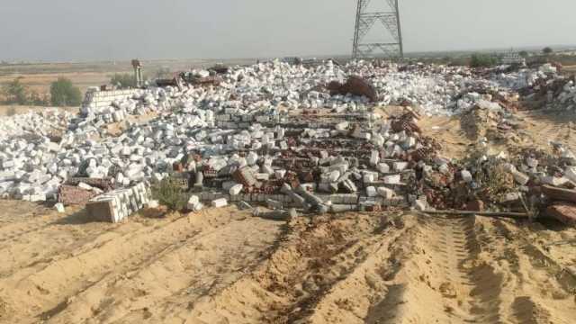 حملات مكثفة لإزالة التعديات على الأراضي الزراعية في الشرقية