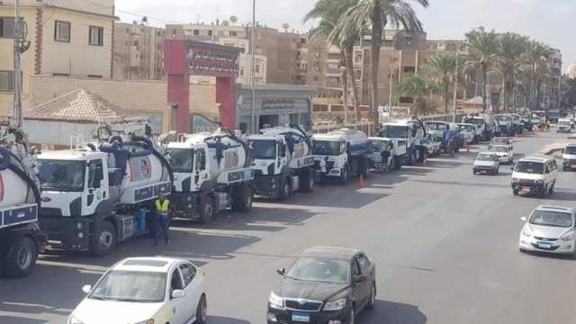 «مياه كفر الشيخ»: اصطفاف معدات الشركة وجاهزيتها لاستقبال فصل الشتاء