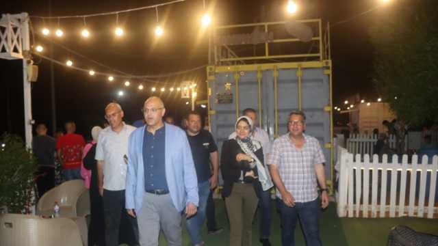 محافظ القليوبية يتابع مواعيد غلق المحلات التجارية في بنها