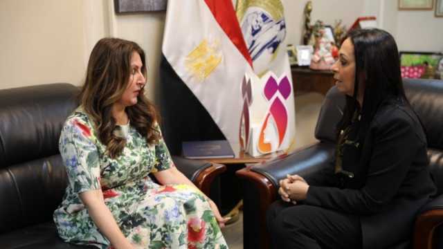 مايا مرسي تستعرض جهود تمكين المرأة مع سفيرة أمريكا في القاهرة