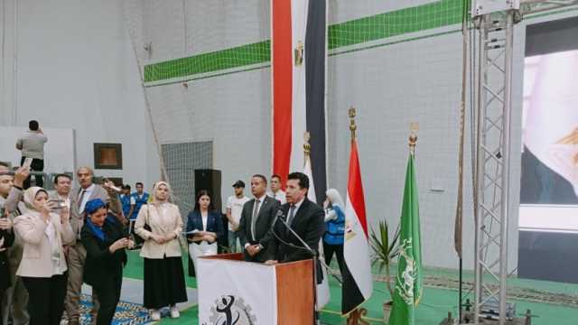 وزير الشباب من القليوبية: قلوبنا مع فلسطين وأهل غزة