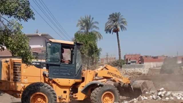إزالة ٣١ حالة تعدٍ على الأراضي «في يومين» ببني سويف