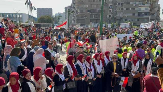 مسيرة وماراثون دراجات بالدقهلية لحث المواطنين على التصويت في الانتخابات