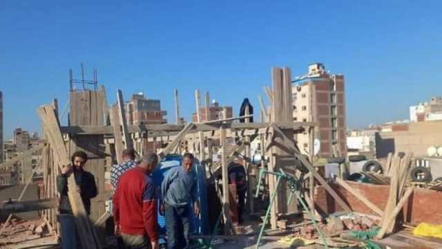 استمرار حملات إزالة المباني المخالفة في حي منتزة أول بالإسكندرية