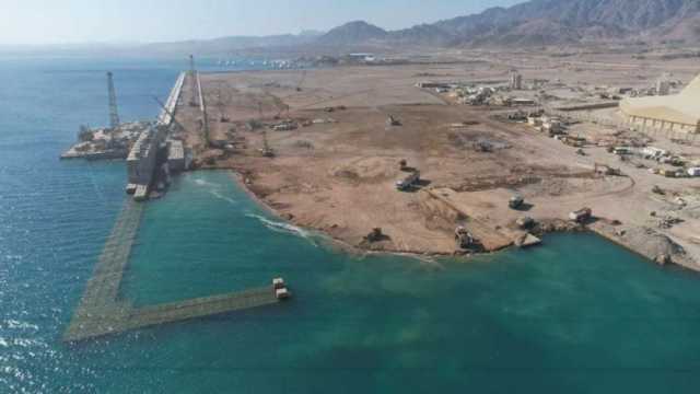 «النقل» ترصد أعمال تنفيذ محطة متعددة الأغراض بميناء سفاجا البحري (صور)